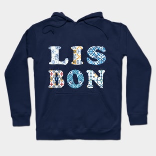 Lisbon Portuguese Tiles Hoodie